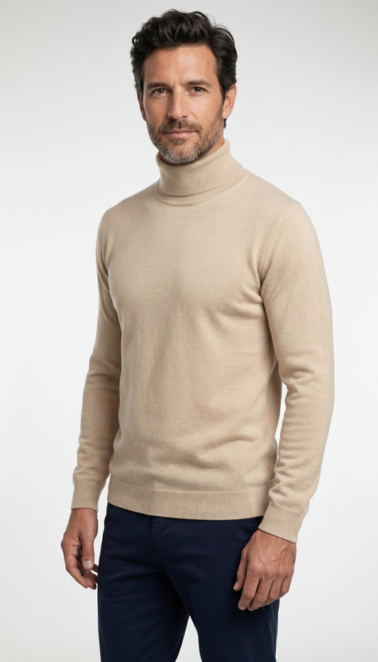 Cagliari|  Jersey de cuello alto de lana merino