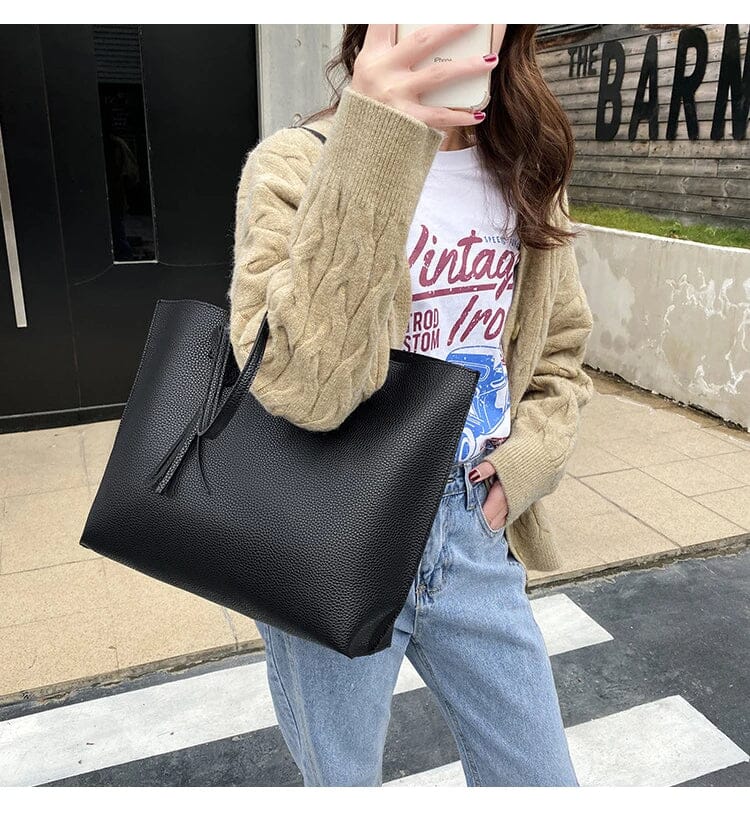 Bolso de Hombro de Cuero Suave Istar