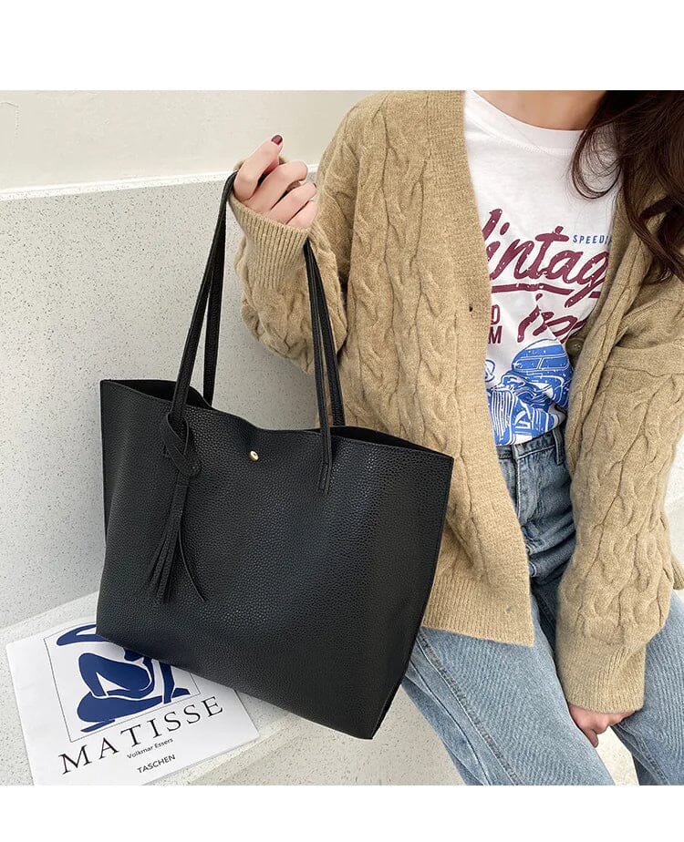 Bolso de Hombro de Cuero Suave Istar