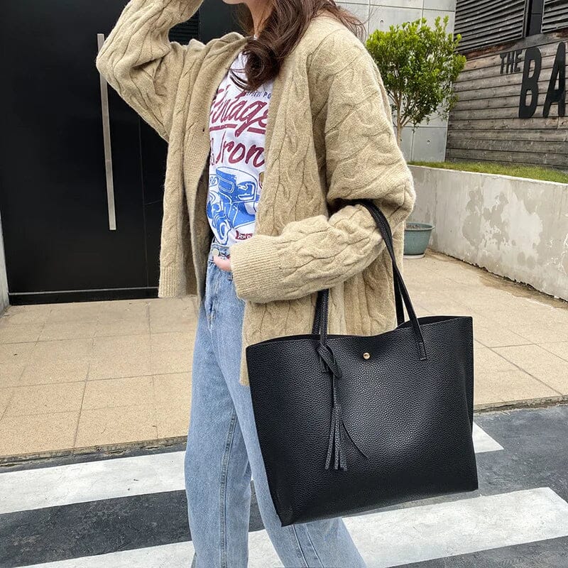 Bolso de Hombro de Cuero Suave Istar