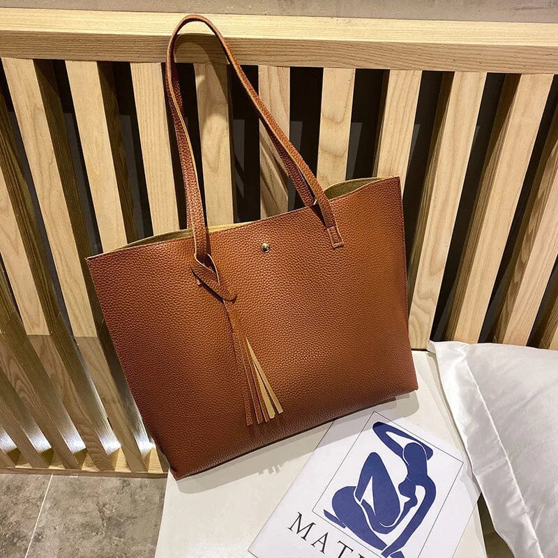 Bolso de Hombro de Cuero Suave Istar