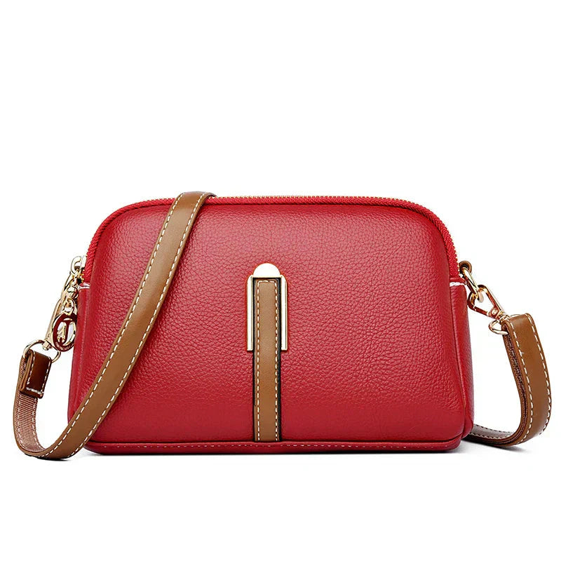 Penélope | Bolso de Hombro Compacto de Cuero Suave